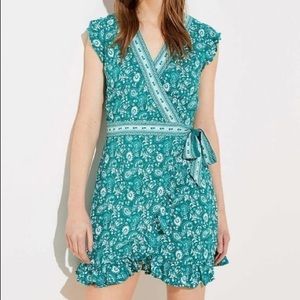 Loft Paisley Ruffle Skort Romper